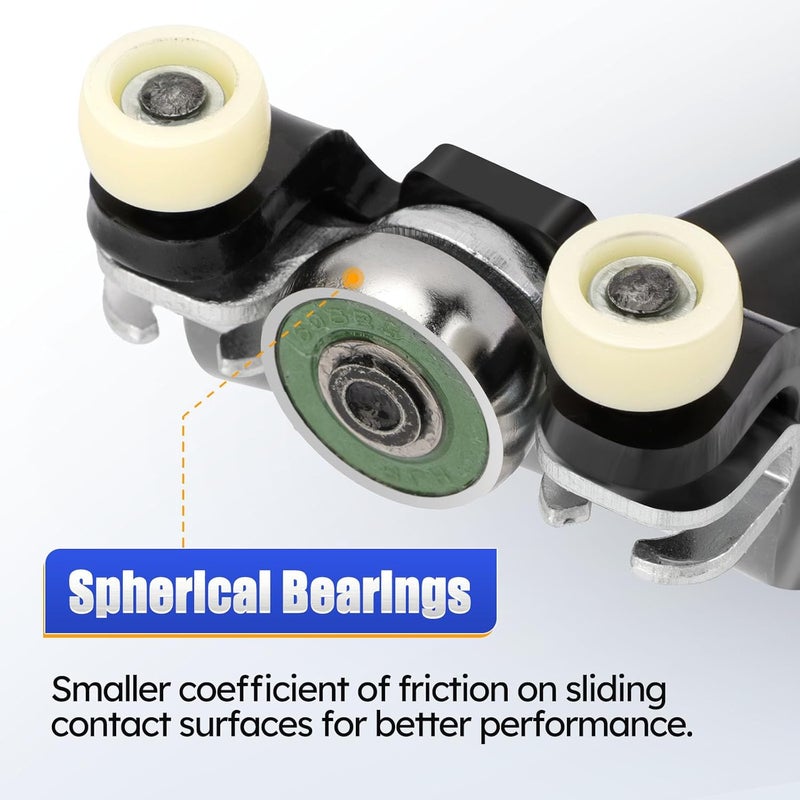 X4XZ Left & Right Power Sliding Door Roller Assembly for 2005-2010 Honda Odyssey EX EX-L Touring model Replace # 72561-SHJ-A21 & 72521-SHJ-A21 / 924-128 & 924-129 - Image 4